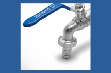 Torneira de jardim um quarto de polegada de volta MGA é uma válvula de esfera com descarga angular